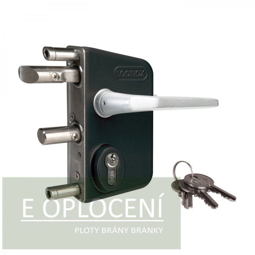 Zámek průmyslový LAKQ60-U2 - černý LOCINOX