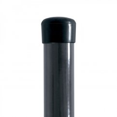 Plotový sloupek IDEAL® poplastovaný (Zn + PVC) 2000/48, barva antracit (RAL 7016), bez příchytky