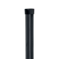 Plotový sloupek s montážní lištou PILCLIP® poplastovaný (Zn + PVC), 1700/48, barva antracit (RAL 7016)