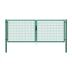 Dvoukřídlá brána PILOFOR® SUPER poplastovaná (Zn + PVC) - rozměr 4090 × 1580 mm