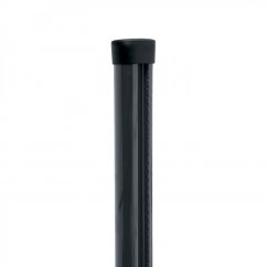 Plotový sloupek s montážní lištou PILCLIP® poplastovaný (Zn + PVC), 2000/48, barva antracit (RAL 7016)