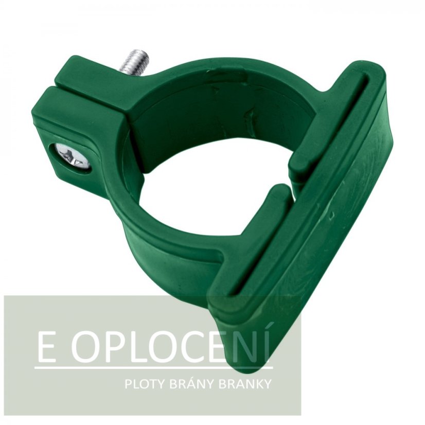 Příchytka PVC pro panely PILOFOR LIGHT - objímka průměr 48 mm, barva zelená