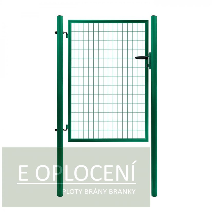 Jednokřídlá branka SOLID® poplastovaná (Zn + PVC) - rozměr 1073 × 1450 mm