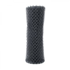 Čtyřhranné pletivo poplastované IDEAL Zn + PVC (s napínacím drátem) - výška 125 cm, antracit, 25 m