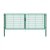 Dvoukřídlá brána PILOFOR® SUPER poplastovaná (Zn + PVC) - rozměr 4090 × 1180 mm