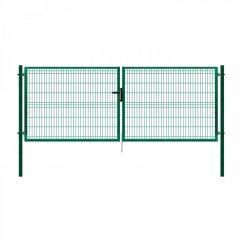 Dvoukřídlá brána PILOFOR® poplastovaná (Zn + PVC) - rozměr 4118 × 1045 mm