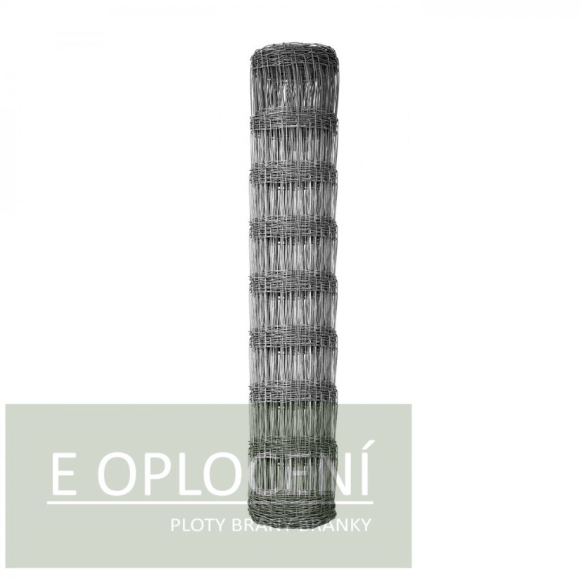 Uzlové pletivo LIGHT pozinkované (Zn) PASTVINA 1200/9/150 - výška 120 cm