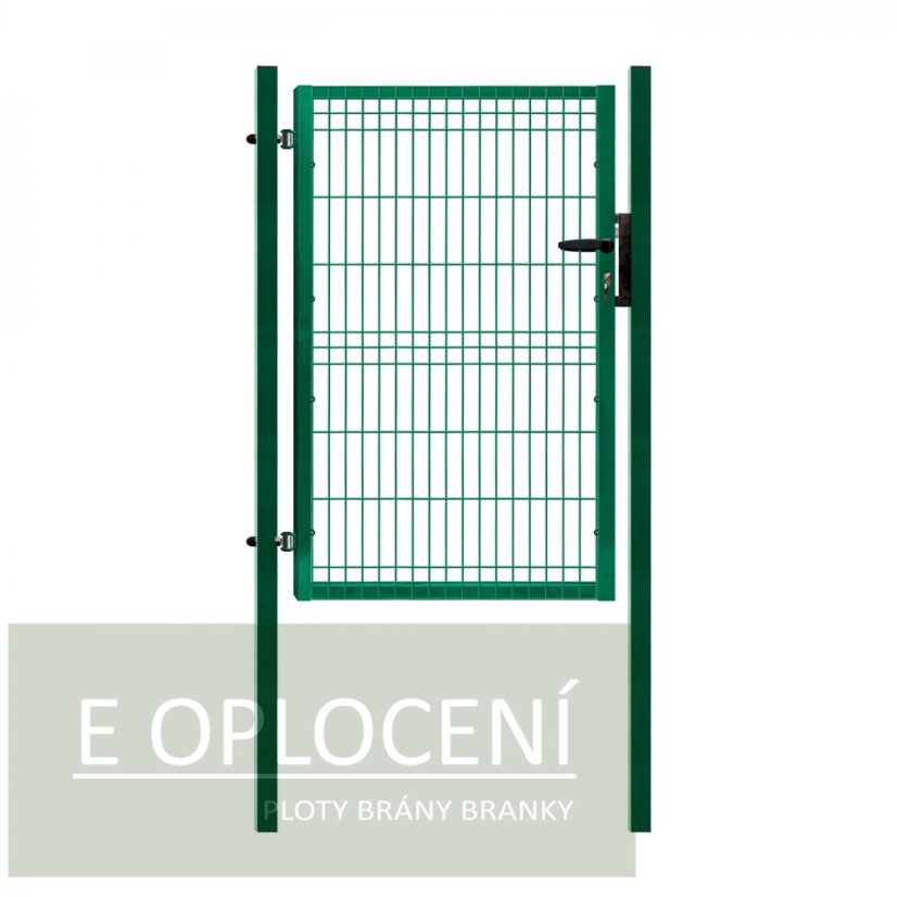 Jednokřídlá branka PILOFOR® poplastovaná (Zn + PVC) - rozměr 1094 × 1545 mm