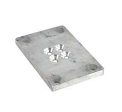 ALUPASS - Plotna patky sloupku 100x80