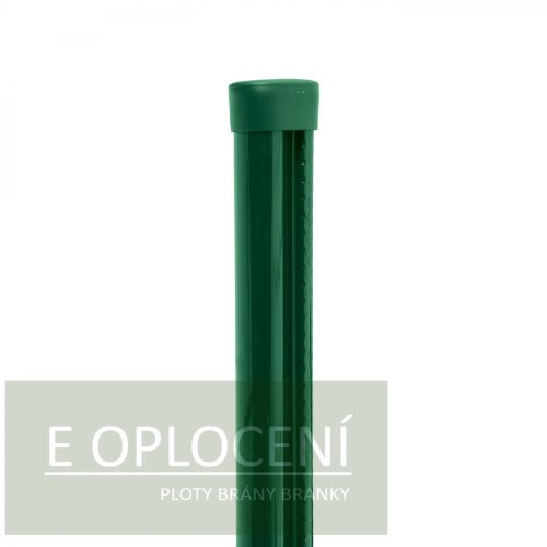 Plotový sloupek s montážní lištou PILCLIP® poplastovaný (Zn + PVC), 2500/48