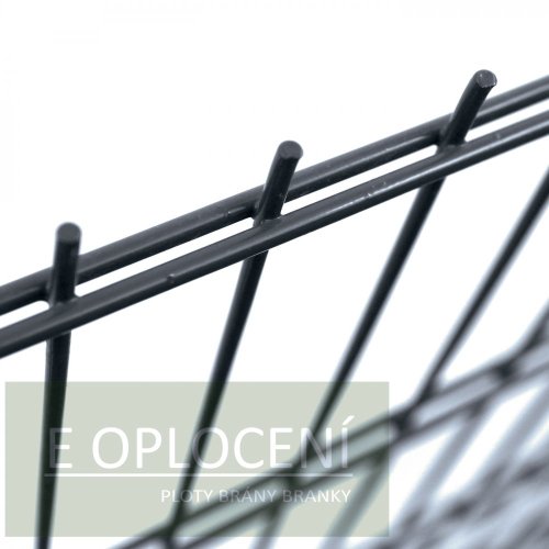 Svařovaný panel PILOFOR® SUPER STRONG poplastovaný (Zn + PVC) 2500 × 1030 mm - výška 103 cm, barva antracit (RAL 7016)