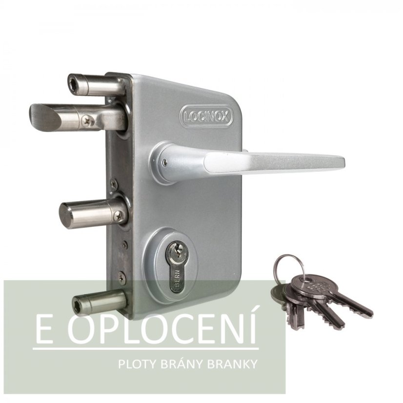 Zámek průmyslový LAKQ60-U2 - stříbrný LOCINOX