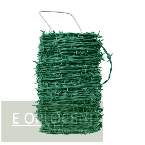 Ostnatý drát Pichláček poplastovaný (Zn + PVC) - balení 100 m, zelený