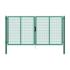Dvoukřídlá brána PILOFOR® SUPER poplastovaná (Zn + PVC) - rozměr 4110 × 1980 mm