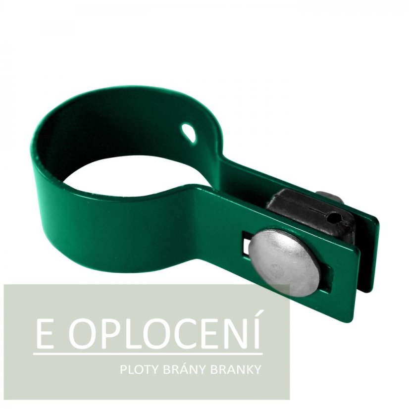 Objímka na panely PILOFOR pro sloupek průměr 48mm, koncová, Zn + PVC