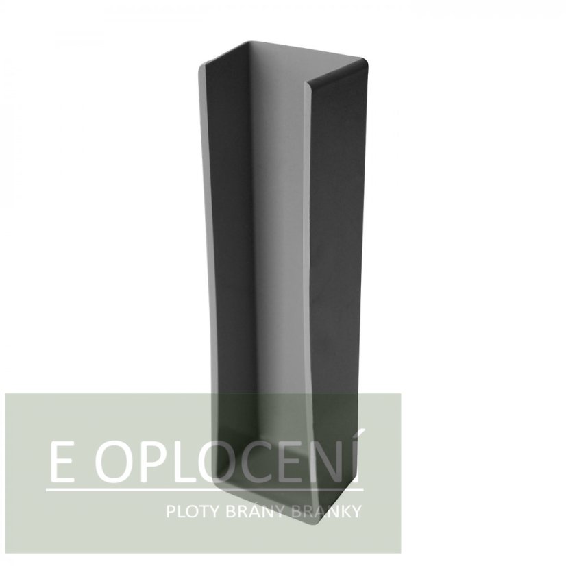 Stabilizační držák PVC (plastový) - koncový, výška 30 cm
