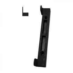 Doraz branky, brány PILGATE plastový, černý