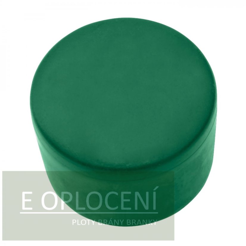 Čepička PVC průměr 38 mm - barva zelená