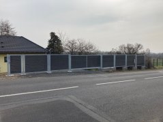 Samonosná brána vč. branky s výplní Pilwood