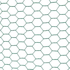 Chovatelské šestihranné pletivo poplastované (Zn + PVC) 13 mm - výška 100 cm, role 25 m